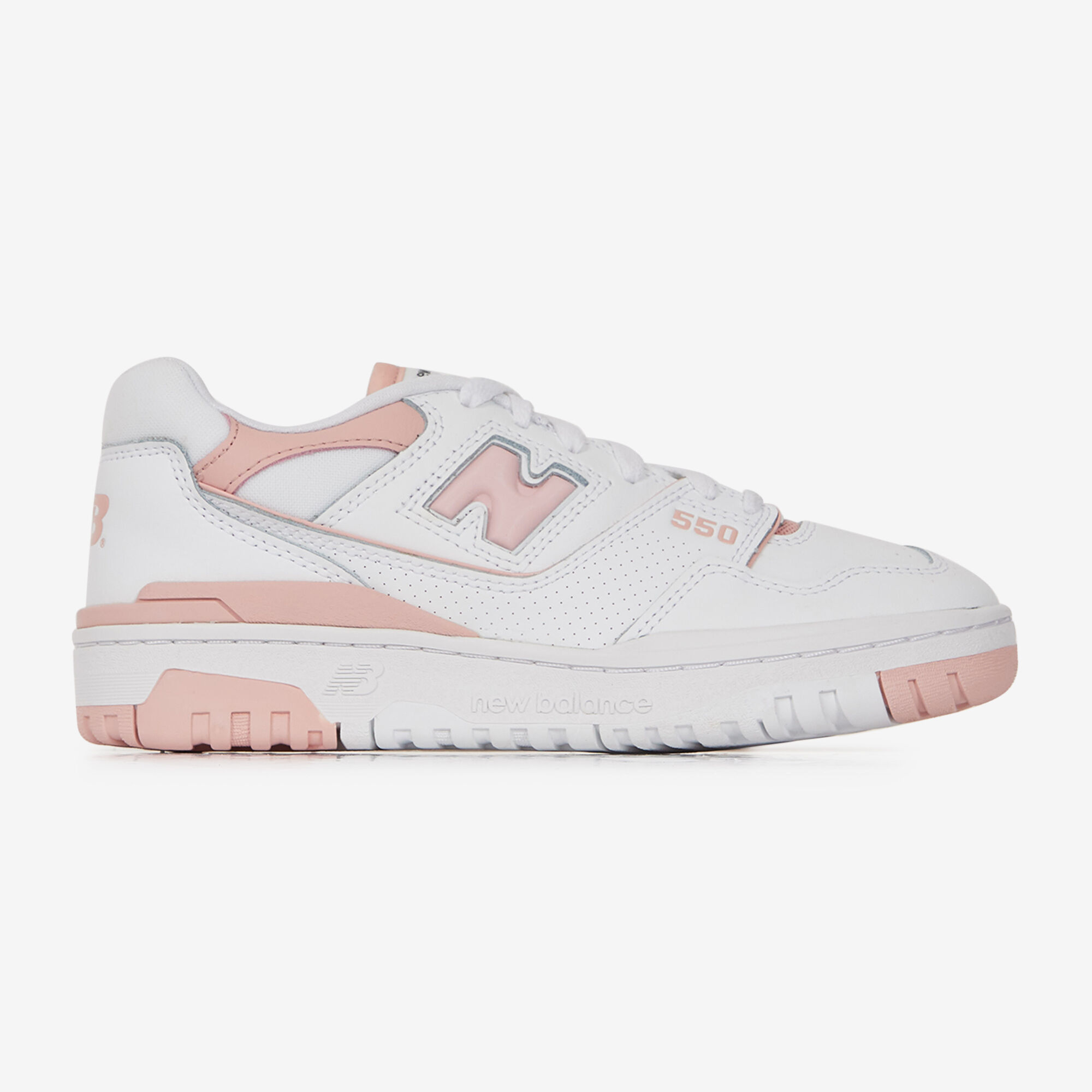 NEW BALANCE 550 BLANCO ROSA CORDONES MUJER Courir.es