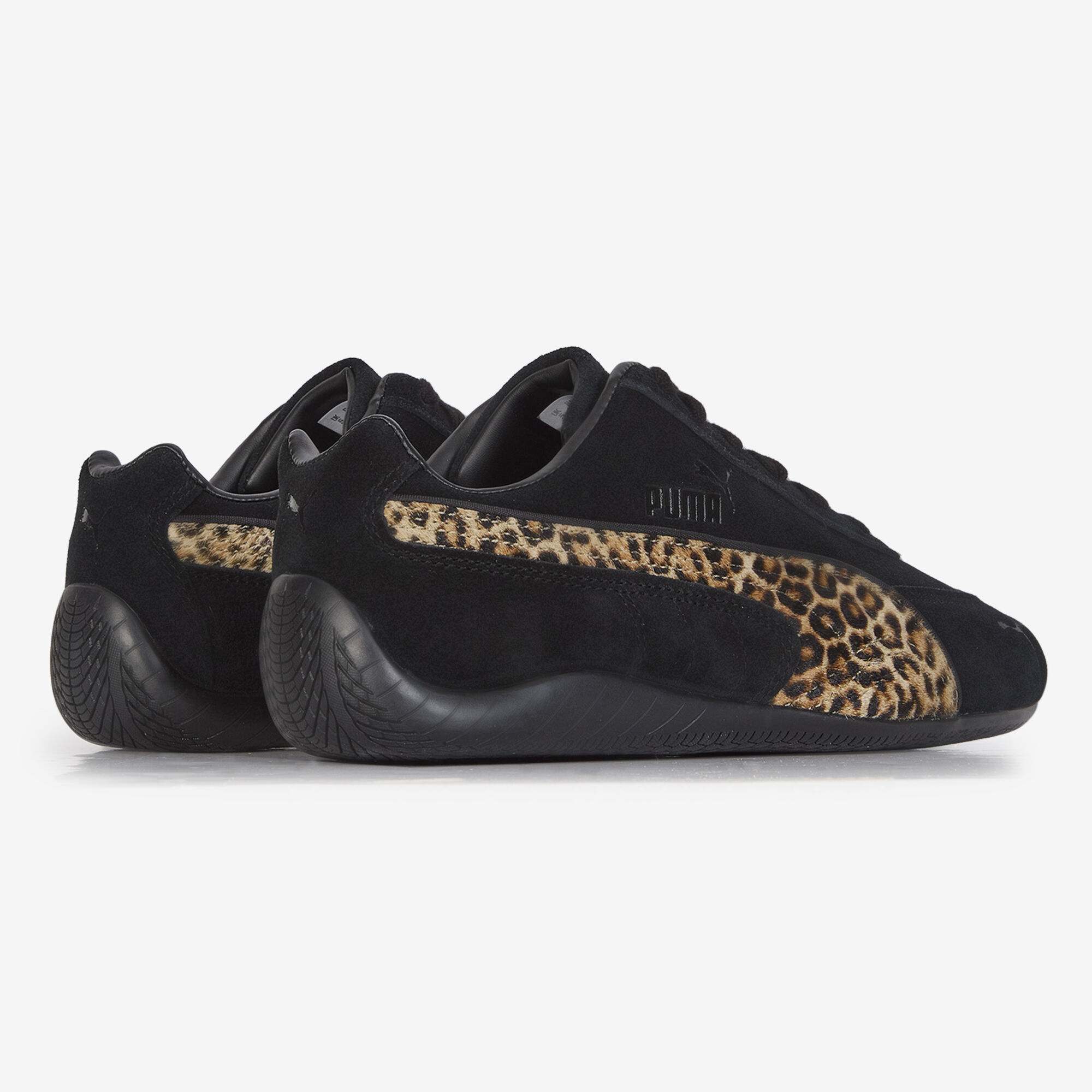 PUMA SPEEDCAT x BALZAC LEOPARD NEGRO/MARRÓN - CORDONES MUJER