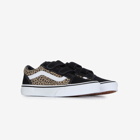 VANS old skool OLD SKOOL V NEGRO/LEOPARDO INFANTIL