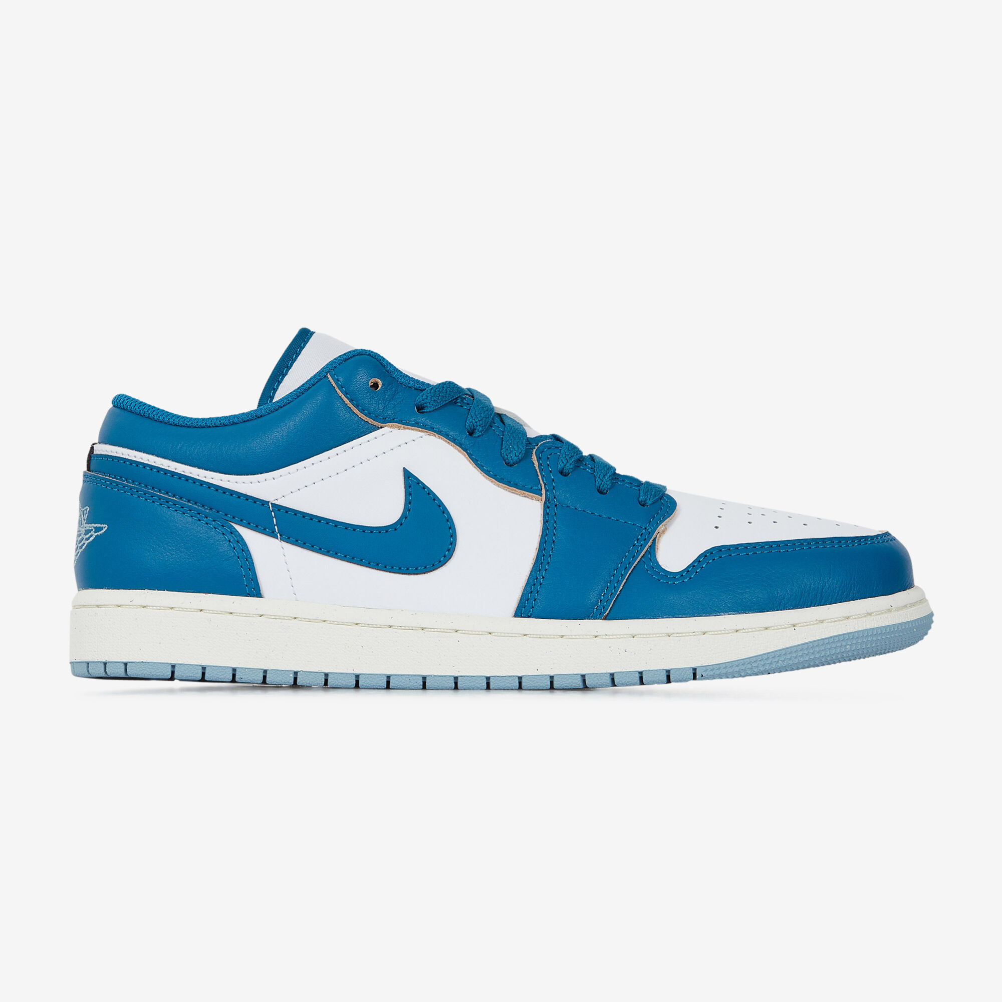 JORDAN AIR JORDAN 1 LOW SE BLANCO AZUL CORDONES HOMBRE Courir.es