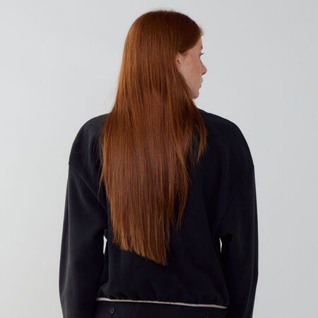 NIKE JACKET FZ CLUB FLEECE COZY NEGRO/GRIS MUJER
