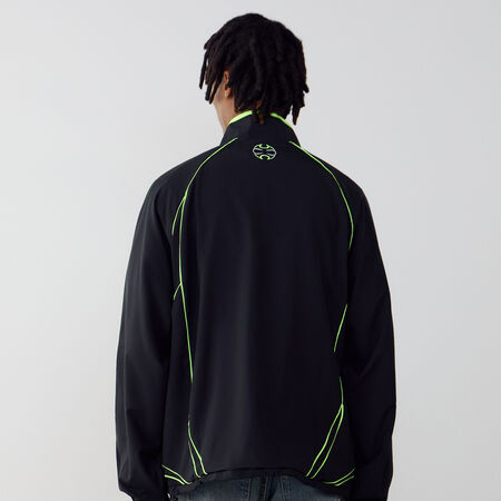 ADIDAS ORIGINALS JACKET FZ WOVEN 2000S NEGRO/VERDE HOMBRE