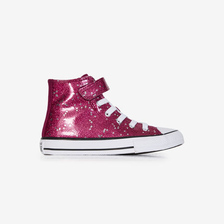 CONVERSE CHUCK TAYLOR ALL STAR HI CF GLITTER ROSA/BLANCO INFANTIL
