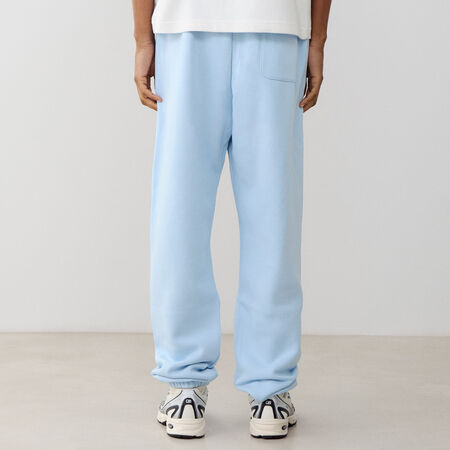 NEW BALANCE PANT JOGGER SMALL LOGO BLEU CIEL HOMBRE