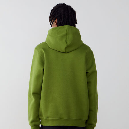 ADIDAS ORIGINALS HOODIE ESSENTIAL TREFOIL VERDE/BLANCO HOMBRE