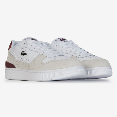 LACOSTE t-clip T-CLIP SET BLANCO/BURDEOS MUJER
