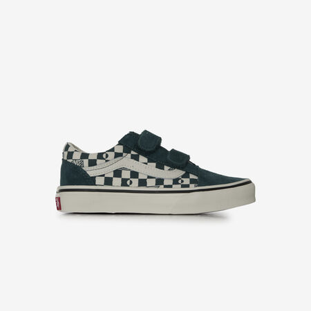 VANS old skool OLD SKOOL CHECK VERDE/BLANCO INFANTIL