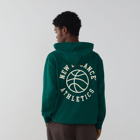 NEW BALANCE HOODIE ATHLETICS PRINT 550 LEAGUE VERDE HOMBRE