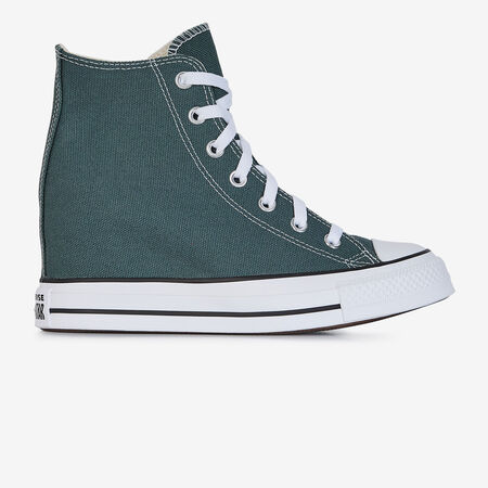 CONVERSE chuck taylor all star CHUCK TAYLOR ALL STAR WEDGE VERDE MUJER