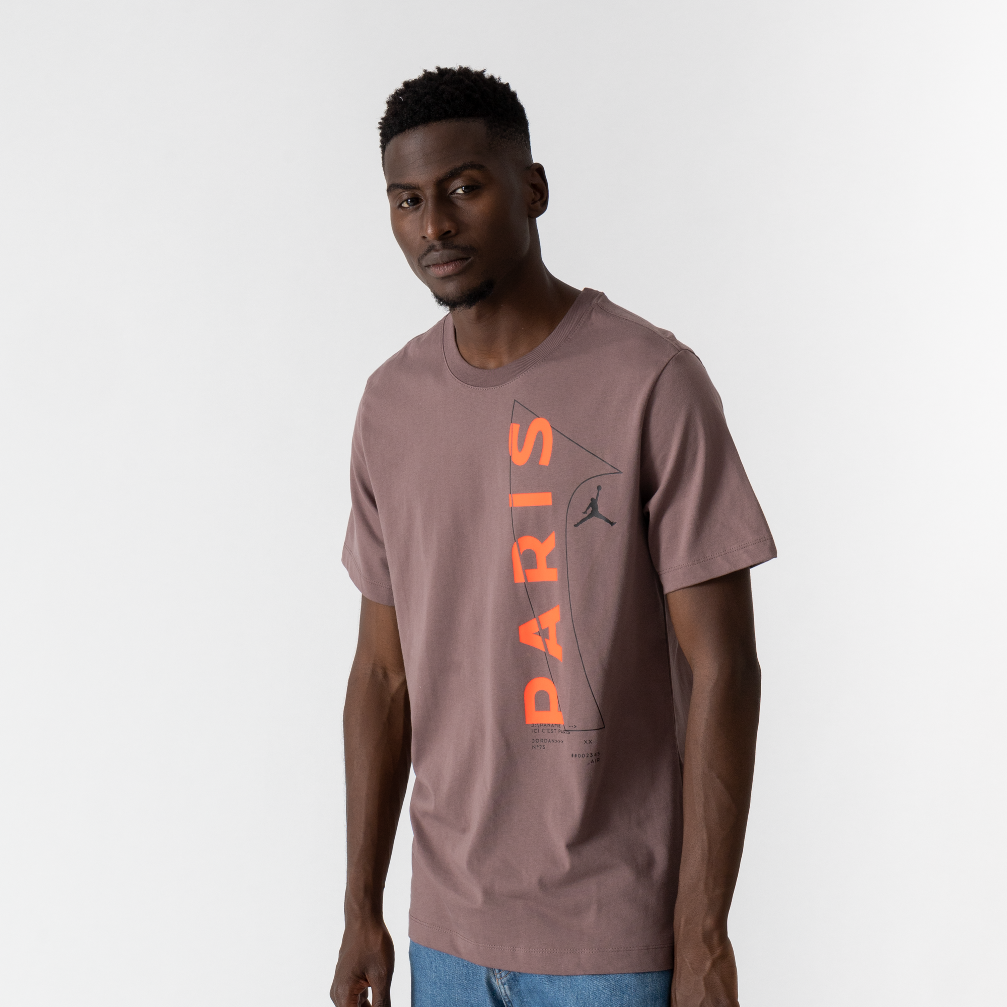 Profesión Goma de dinero ligado JORDAN TEE SHIRT PSG WORDMARK MARRÓN/ROJO | Courir.es
