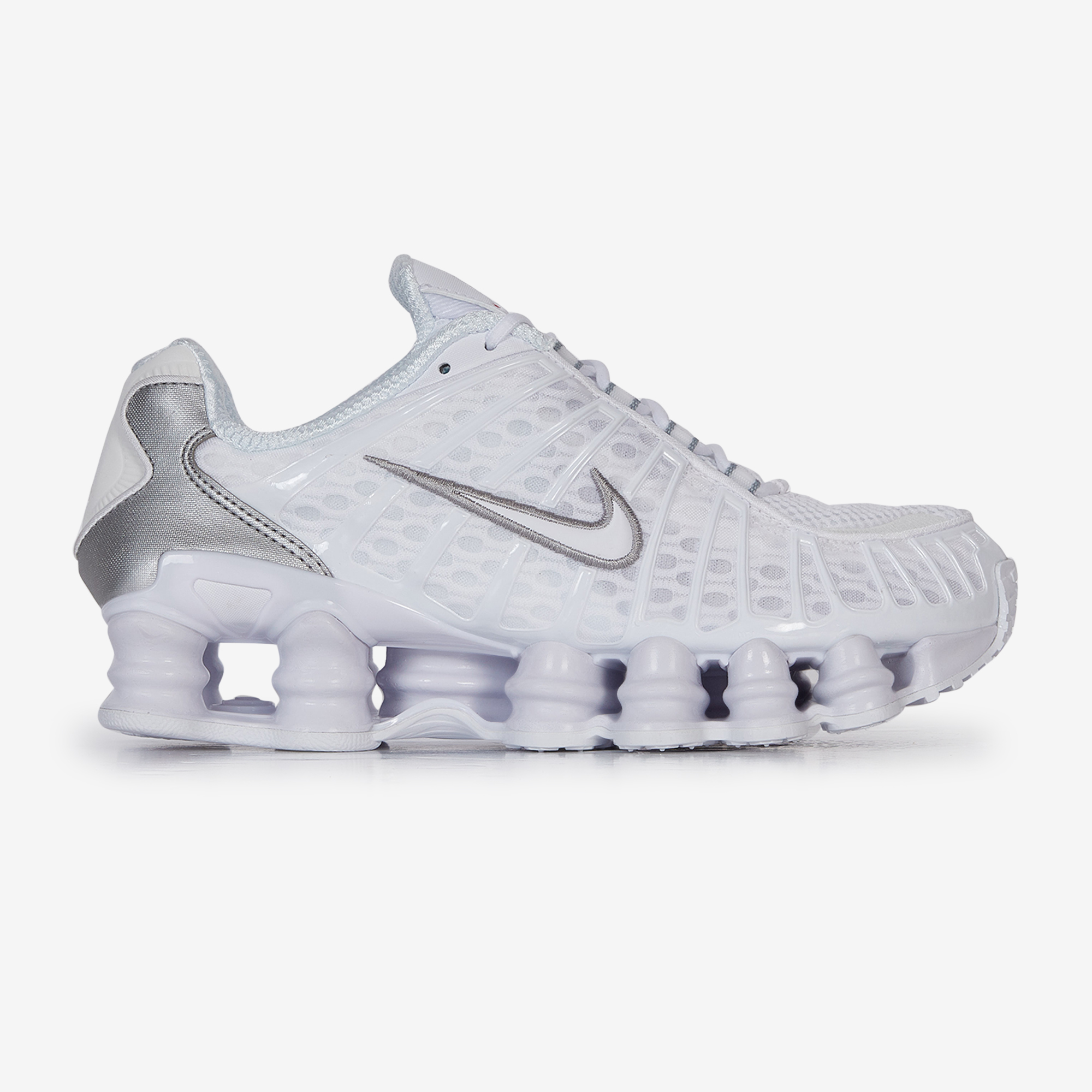 NIKE SHOX TL BLANC ARGENT CORDONES MUJER Courir.es