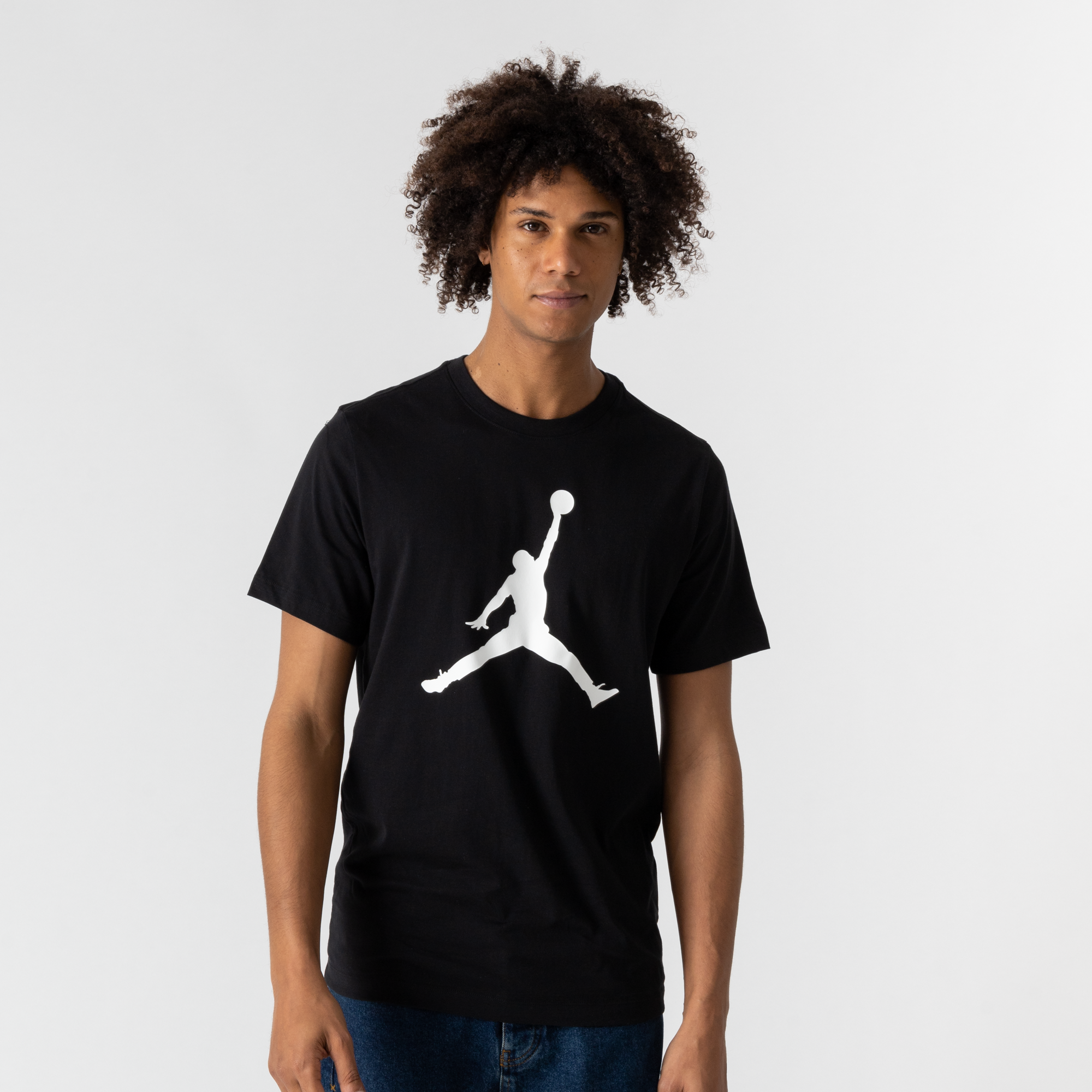 JORDAN TEE SHIRT BIG JUMPMAN NEGRO/BLANCO |