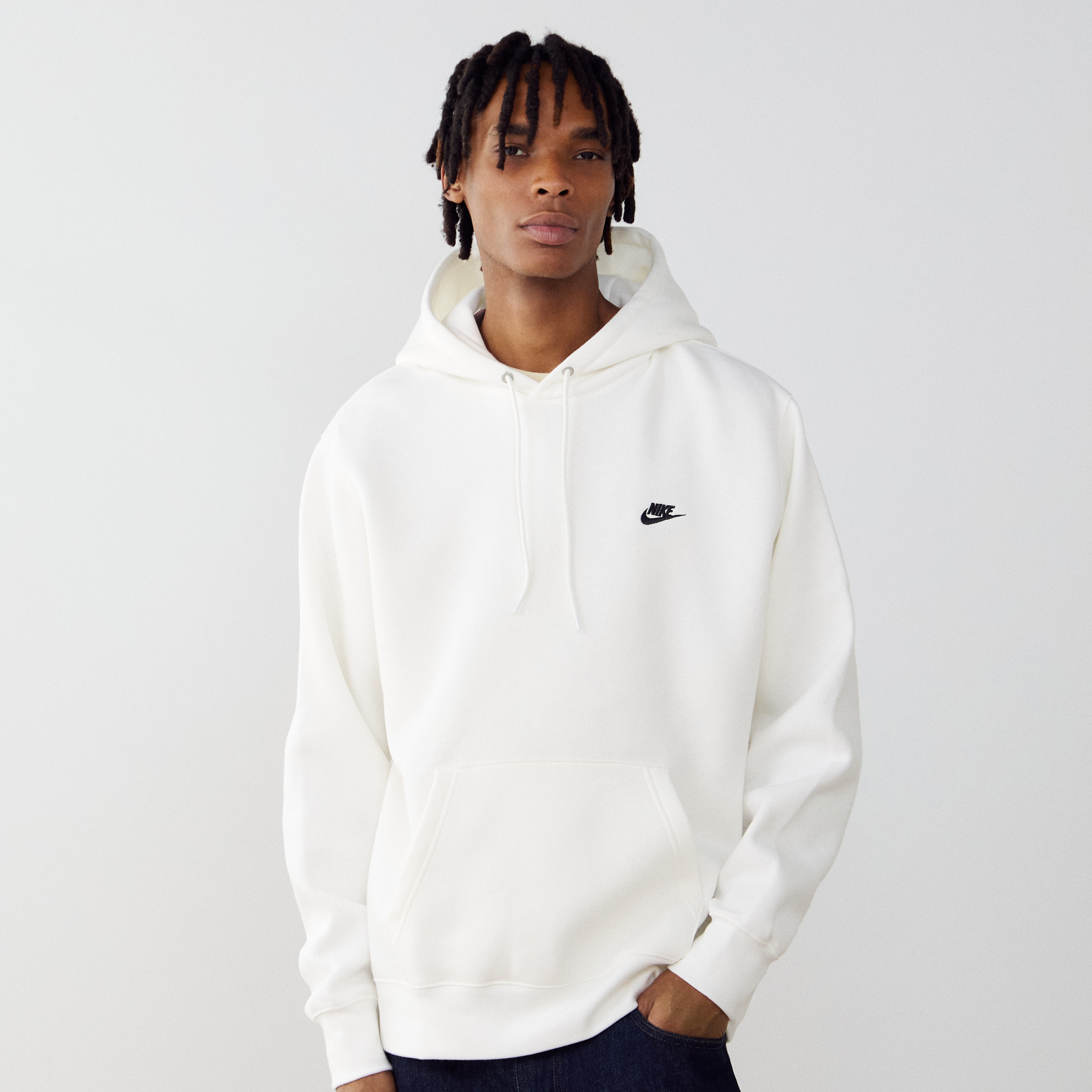 nike foundation white hoodie