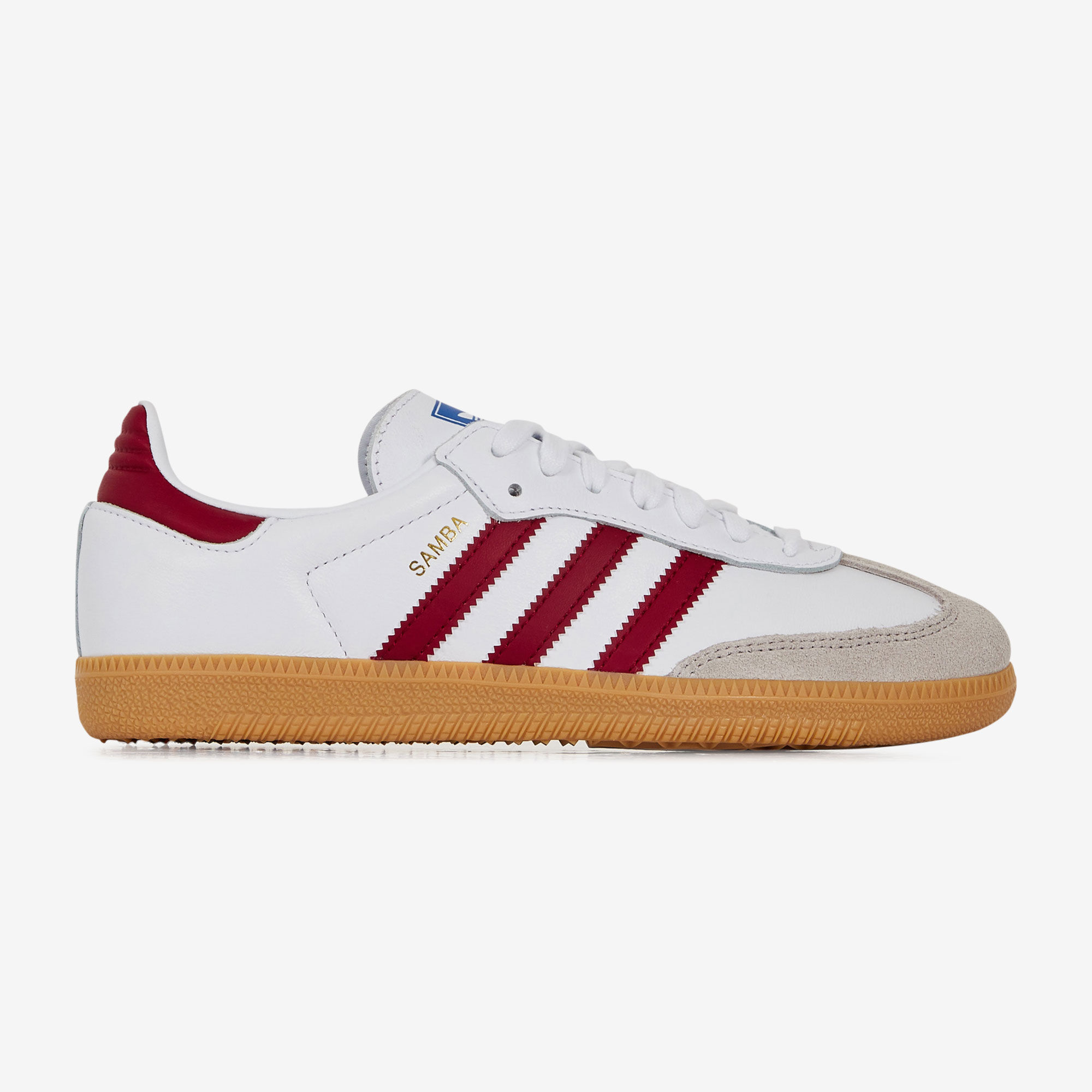 ADIDAS ORIGINALS SAMBA OG BLANCO BURDEOS CORDONES HOMBRE Courir.es