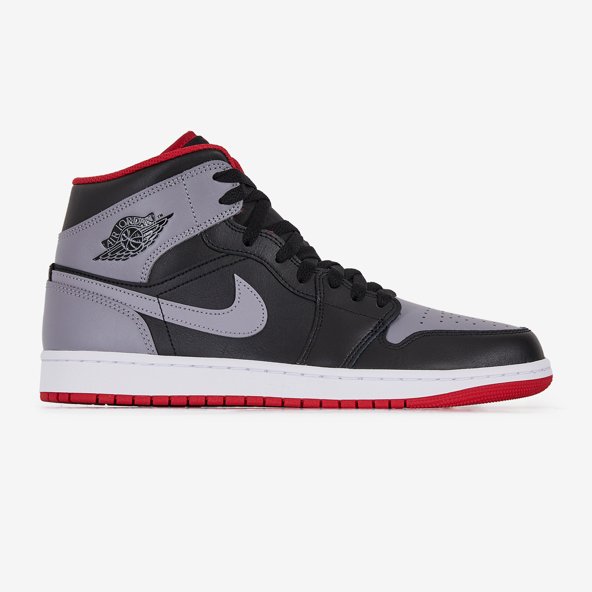 Jordan negro sales con gris