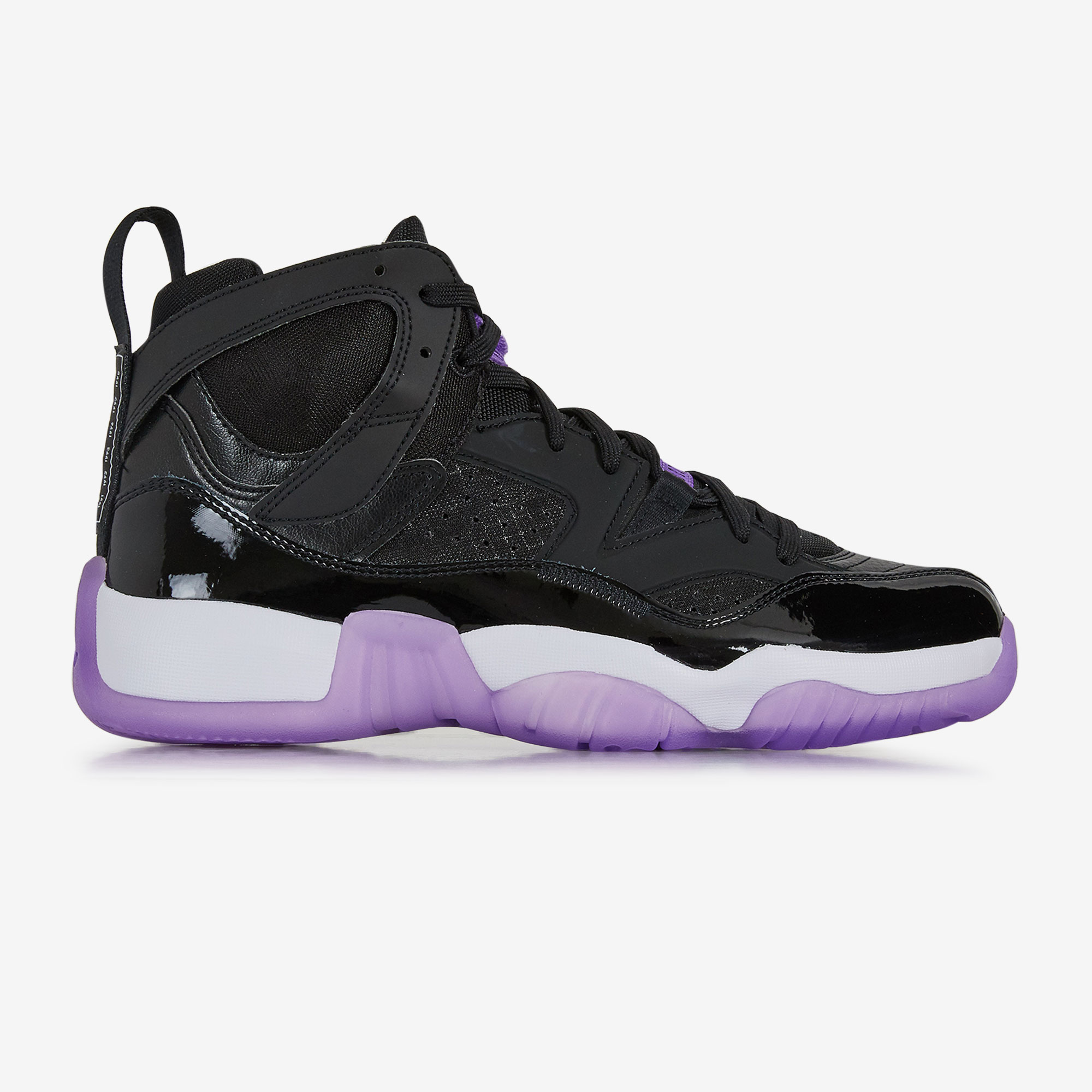 Jordan 8 2025 negro con morado